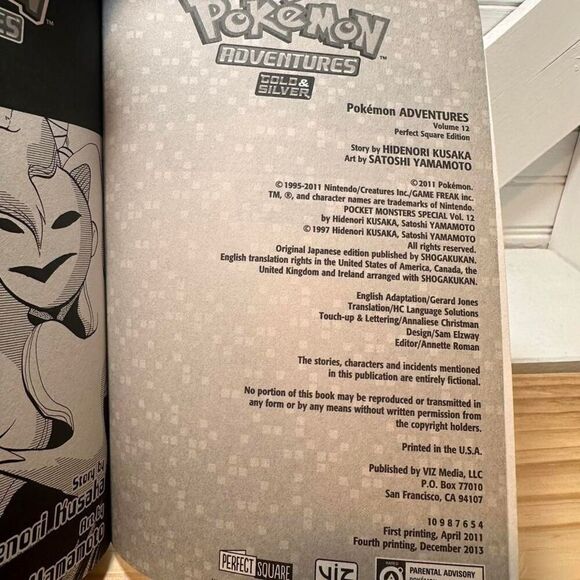 "Pokemon Adventures" and "Pokemon Super Extra Deluxe Essential Handbook" books - Picture 8 of 8